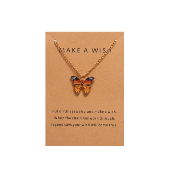 Make A Wish Butterfly Necklace Collection