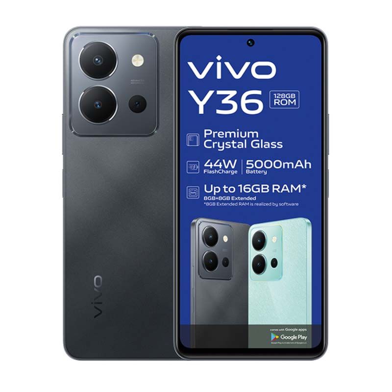 Vivo Y36 Dual Sim 128GB - Black