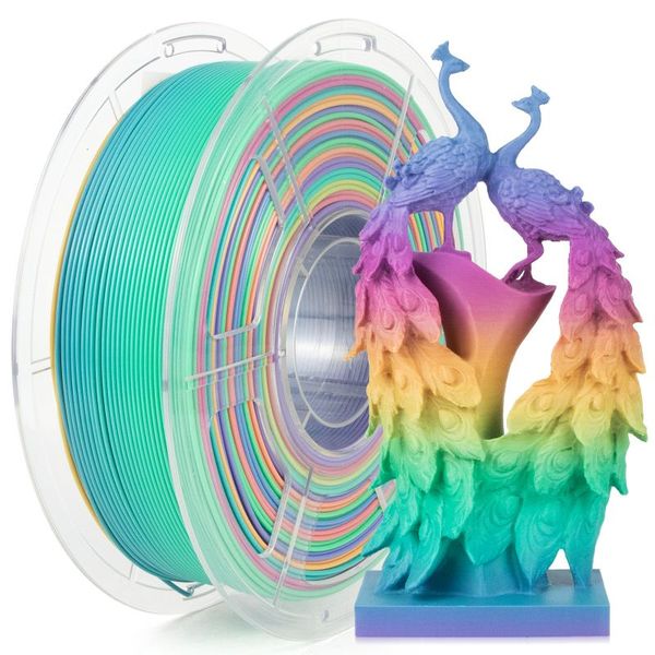 iSANMATE PLA High Speed Rainbow 3D Printer Filament 1.75mm 1kg