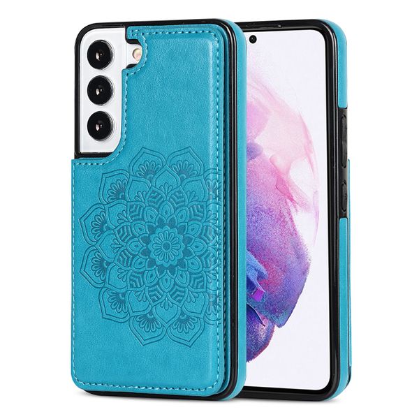Embossed Double Buckle Phone Case Compatible with Samsung Galaxy S20 Ultra