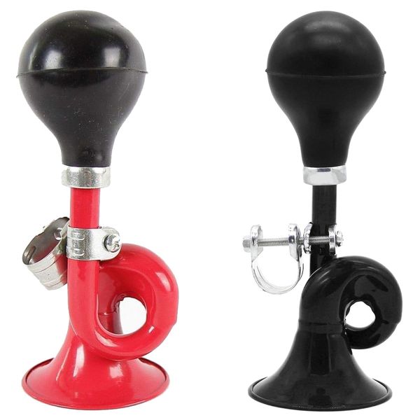 Sport Handlebar Mounted Bicycle Safety Alerting Horn Set of 2 (18cm)