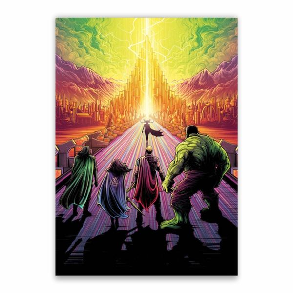 Thor Raganorok In Asgard Poster - A1