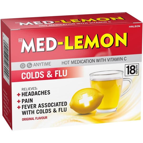 Med-Lemon for Colds and Flu 18 pk