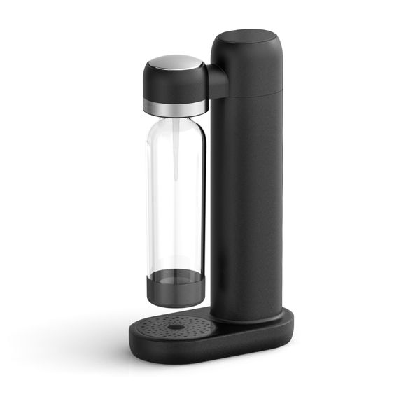 Portable 1L Sparkling Soda Water Maker - Compact Home Use Soda Maker