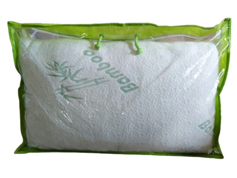 Premium Bamboo Memory Foam Pillow - Head, Neck and Shoulder Support