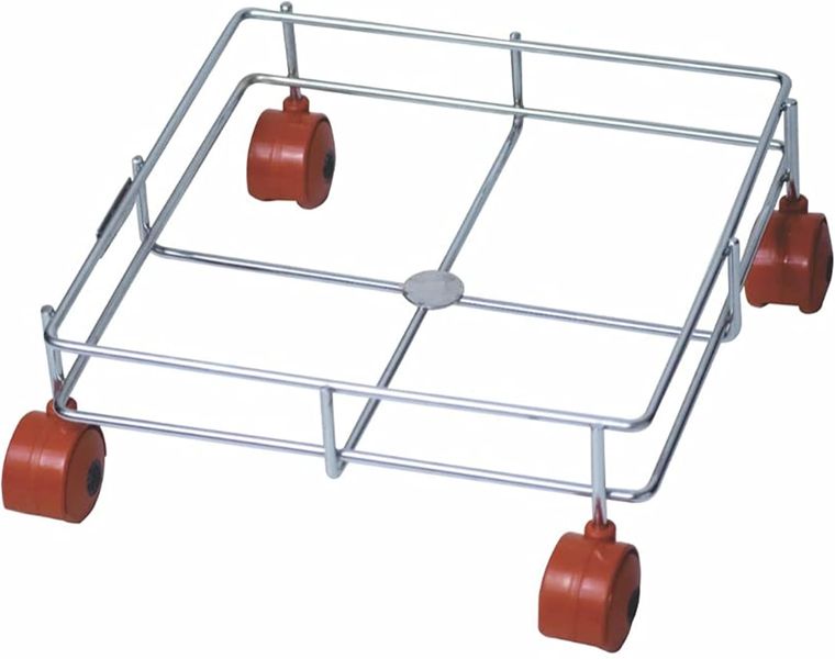Sulfar Stainless Steel Standard Oil Container Trolley/Dabba Trolly