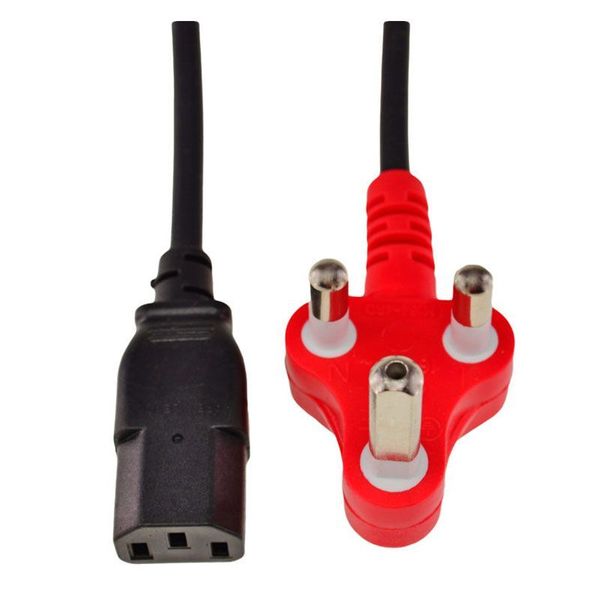 SlingTech South Africa Standard 3-pin Plug to IEC C13 Power Cord-1.8m