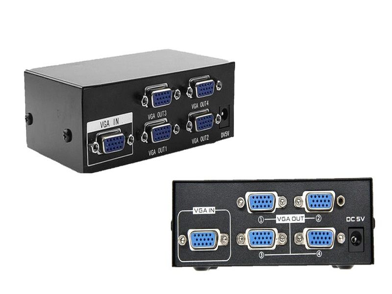 4 Port 200MHz VGA SPLITTER VGA-2004