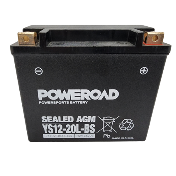 Bike Battery - AGM - Harley Davidson - PoweRoad - YTX20L-BS (YS12