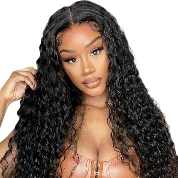 Geebuy Already Made Wig Soft Comfortable Curly 13x4 Full Frontal Wig 20INCH