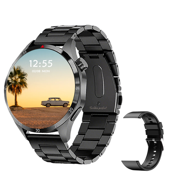 120+ Sports Modes Men's Smartwatch 1.43" Android &amp; iOS Compatible Watch