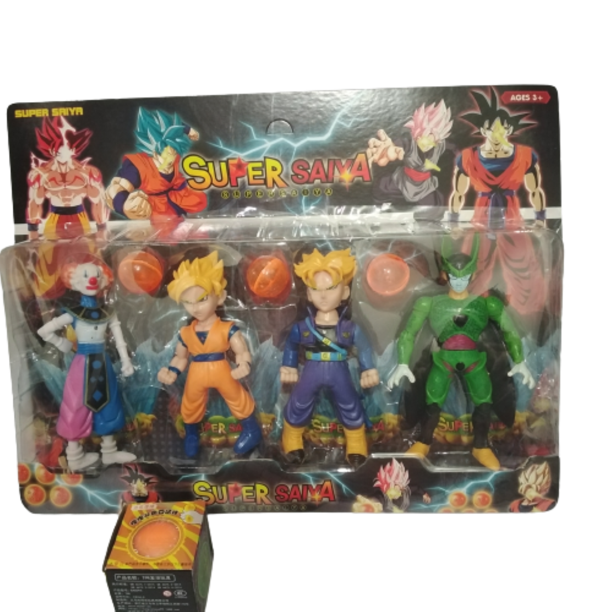 14 cm Super Saiya Dragon Ball Z Toys With Tofu Ball | Buy Online in ...