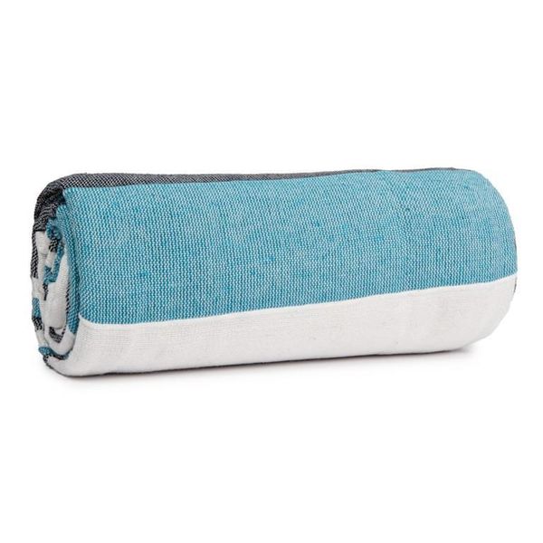 Bulk Pack 2 x Miss Lyn Kikoy Throw - Turquoise Honeycomb
