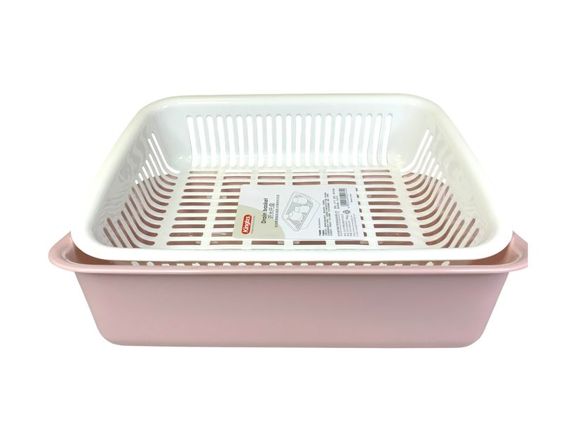 White-Pink Draining Rack