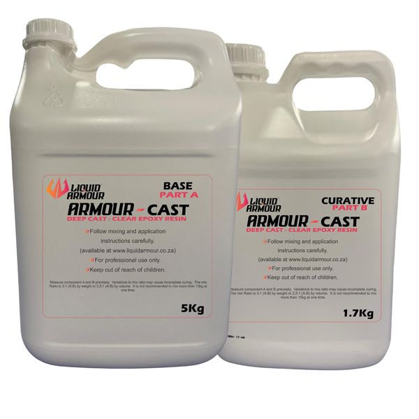 Armour Cast - Deep Cast Epoxy Resin - 6.7kg Combo