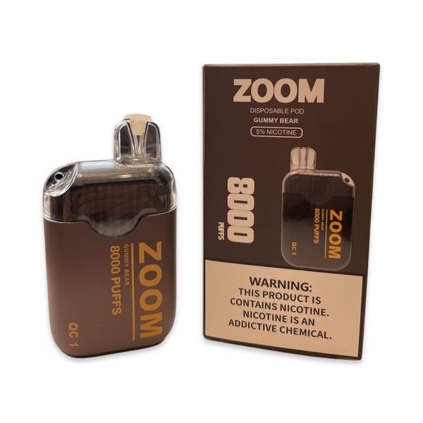 Zoom 8000 puffs - Disposable Vape, Gummy bear