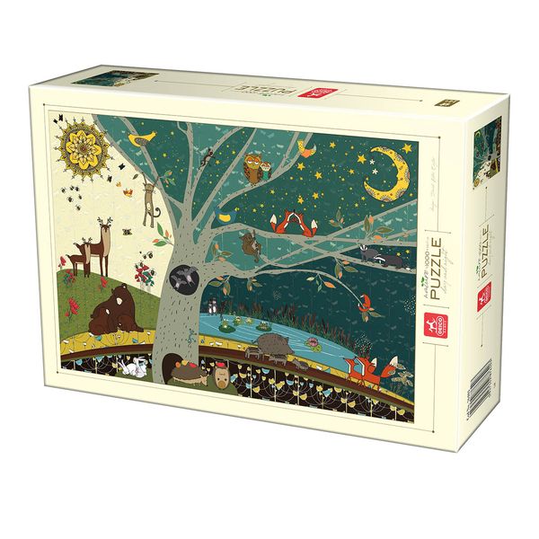 Nature: Day &amp; Night - 1000 Piece Adult Jigsaw Puzzle