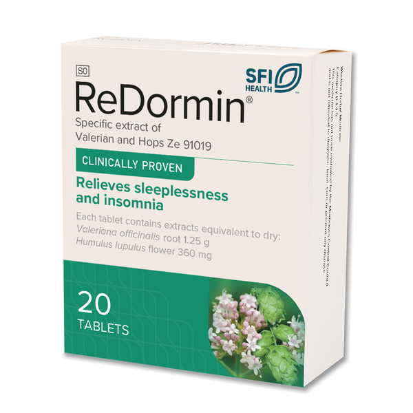 Flordis Redormin Insomnia and Sleeplessness Tablets 20’s