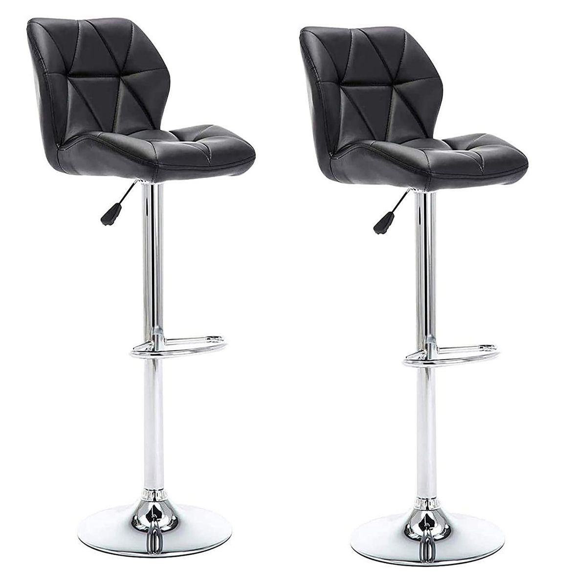Bar Stools/ Kitchen Counter Stools 2 Pack Black Colour Shop Today