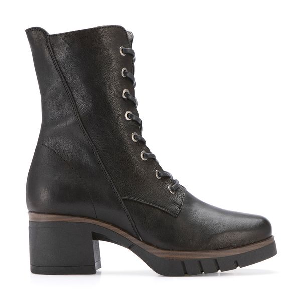 Paula Urban Ladies Leather Lace-up Boot 11-1134 Black