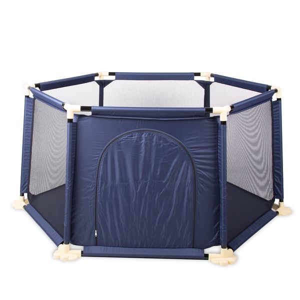 Baneen Playpen, Play yard, Kids Activity Centre Ball Pit for Babies - Grey