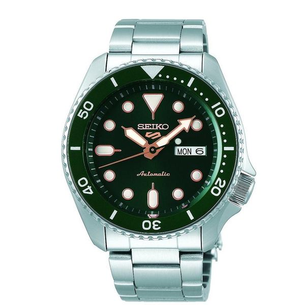 Seiko Men Green, Silver Automatic Sport SRPD63K1