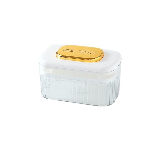 Ice Box With Lid Refrigerator Frozen Ice Cube Mold