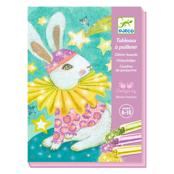 Djeco Glitter Boards Craft - Carnival of the animals