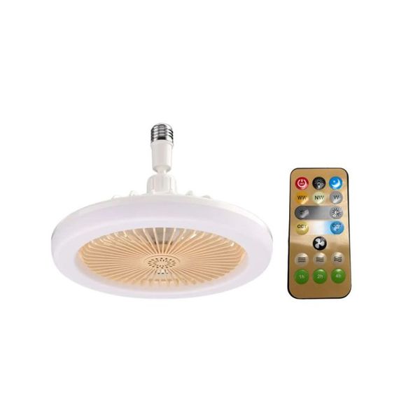 Remote-Controlled LED Ceiling Fan with Light