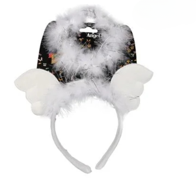 Sparkling LED Angel Headband for Kids' Play