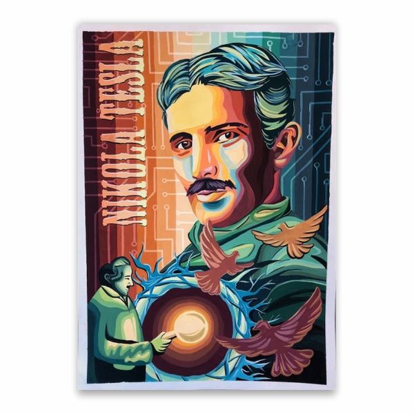 Nikola Tesla Poster - A1