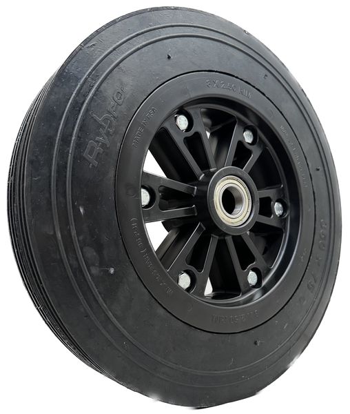 350x75 Heavy Duty Rubber Wheelbarrow Wheel