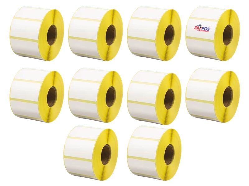 ZAPOS Thermal White Label -55x33mm - PACK OF 10