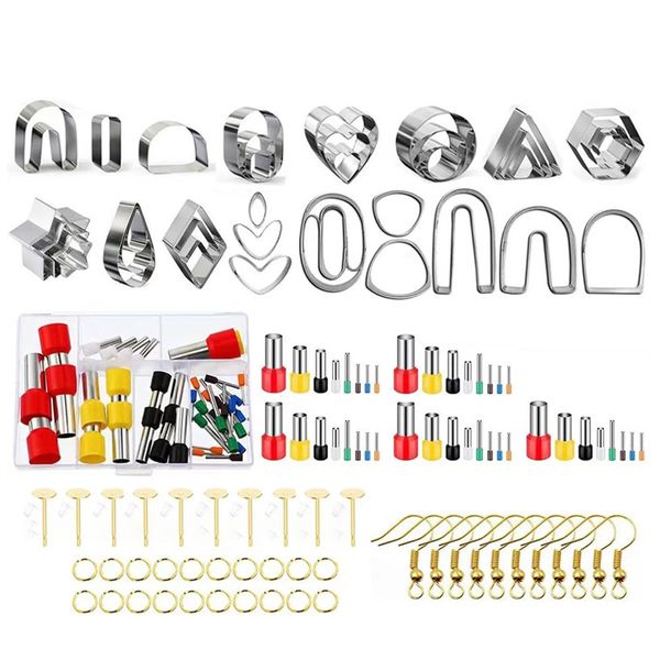 126 Pcs Polymer Clay Cutters Set, 36 Shapes Stainless Steel Clay
