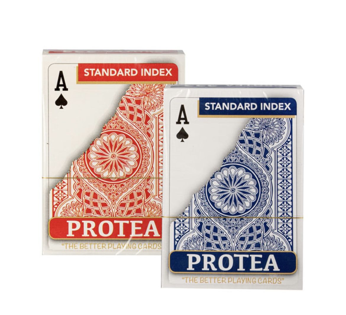 playing card index system
