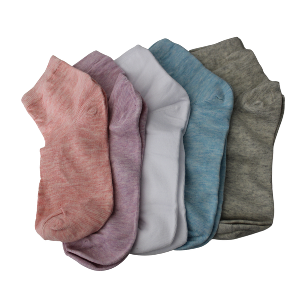 Socks Woman's Cotton Mid-Tube Socks Pure Cotton Socks - 5 Pairs