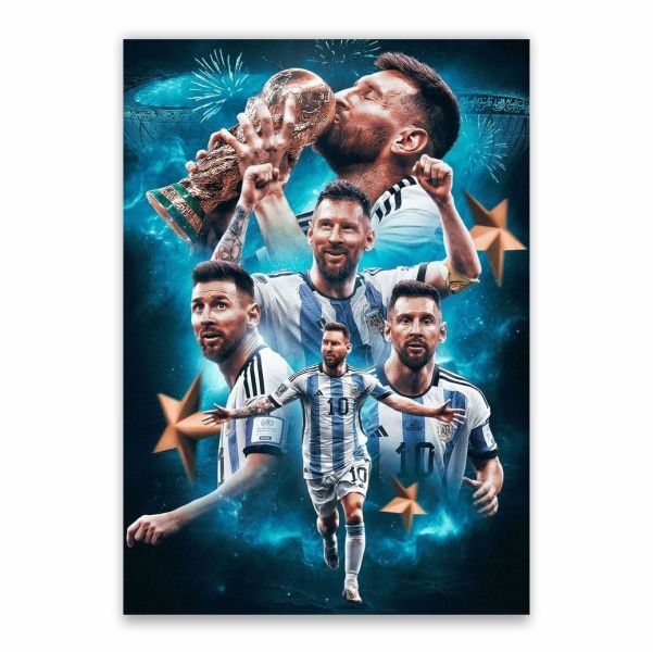 Messi World Cup Collage Poster - A1 