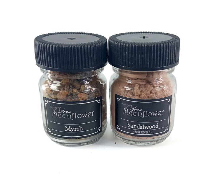 Raw Incense Resin - 2 Pack - Myrrh &amp; Sandalwood