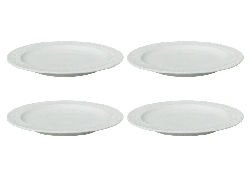 George &amp; Mason Landa Patterned Porcelain Side Plate-Dia:21cmxH2.5cm 4-Piece