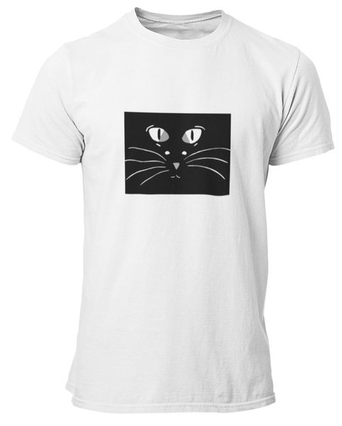 PepperSt White T-Shirt - Optical Illusion - Cat &amp; Mouse