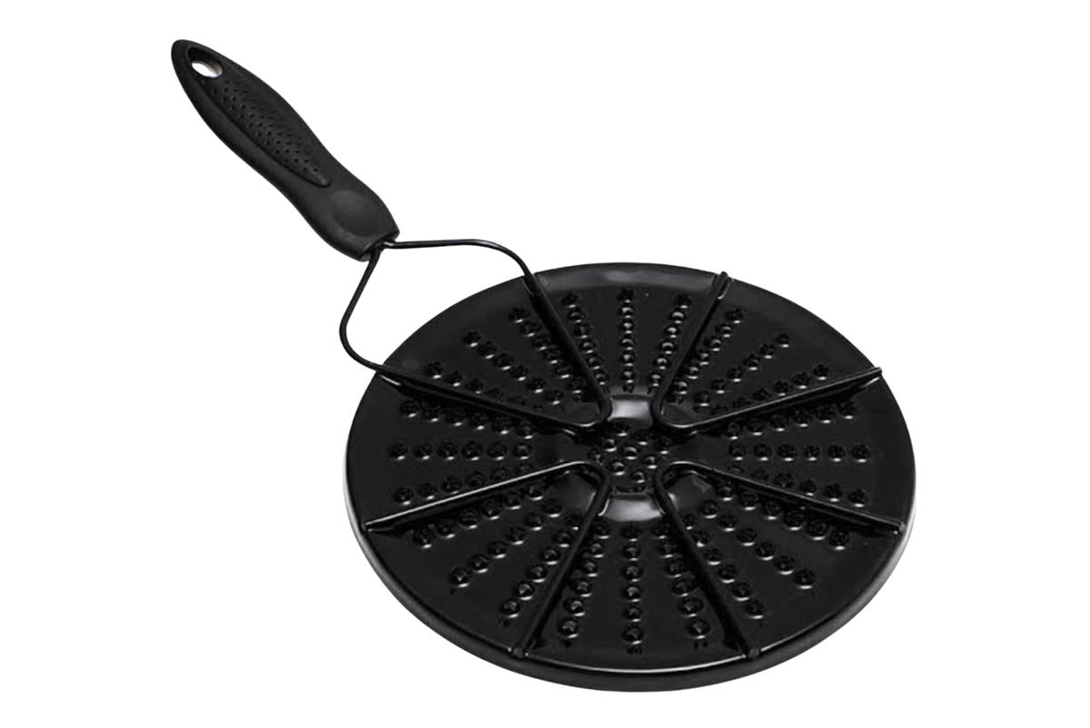 Black Stainless Heat Diffuser Plate With Handle Shop Today. Get