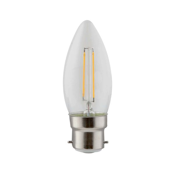 Eurolux - LED Filament Candle B22 2w Warm White
