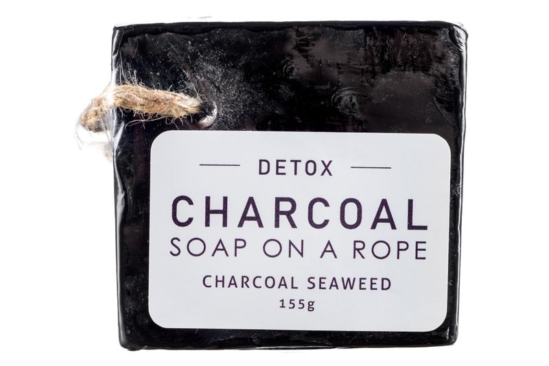 Vensico - Detox Charcoal Soap-on-a-Rope - Deep Cleansing Of Skin