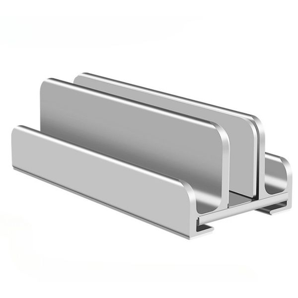 3 slots-Aluminum Alloy Vertical Laptop/Tablet Stand/ Phone Storage-1PC