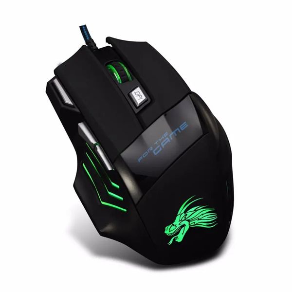 Wired Gaming Mouse 1600DPI, G Keys, Super Responsive with Apex Bookmark