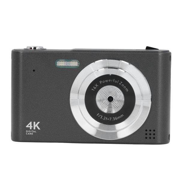 HD Digital Camera 4K, 16X Zoom, 48MP, CCD With LED Flash, AF, Black