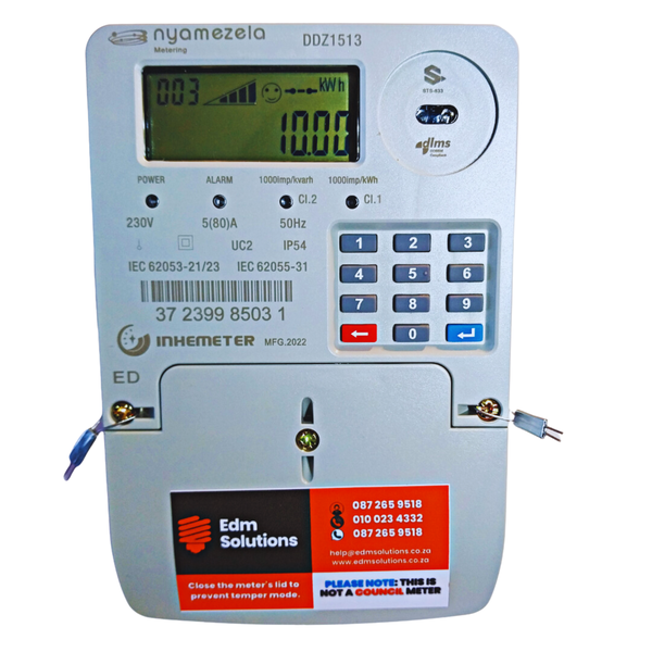 Inhemeter Single Phase 80Amp Prepaid Electricity Meter