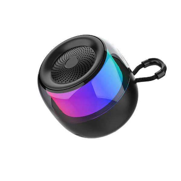 ZQS-L01 Portable Wireless Speaker with Light, Bluetooth Mini Speaker-Black