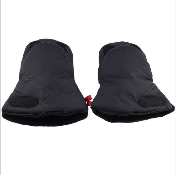 Baby Outing Trolley Windproof and Rainproof Thickened Velvet Gloves
