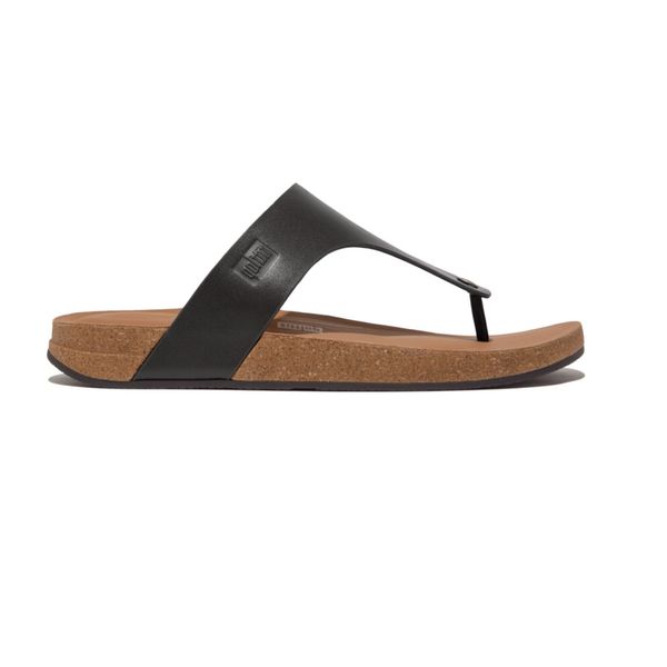 FitFlop Iqushion Men's Cork Leather Black